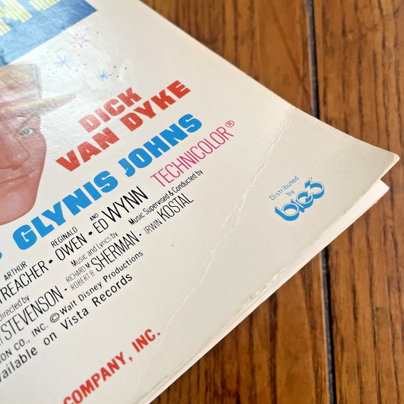 Mary Poppins Complete Musical Score Book Walt Disney Julie Andrews RARE VTG 1964 - Picture 4 of 11